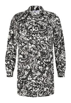 Best Miss Etam Blouse print zwart wit Multi zwart