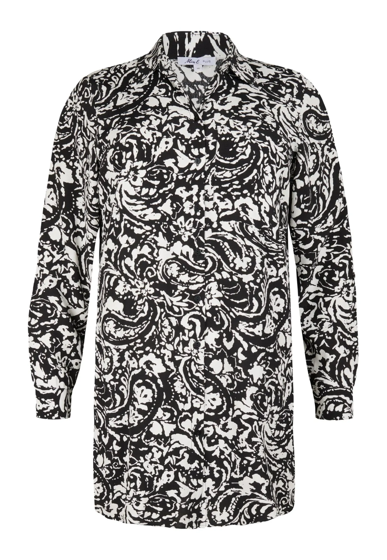 Best Miss Etam Blouse print zwart wit Multi zwart