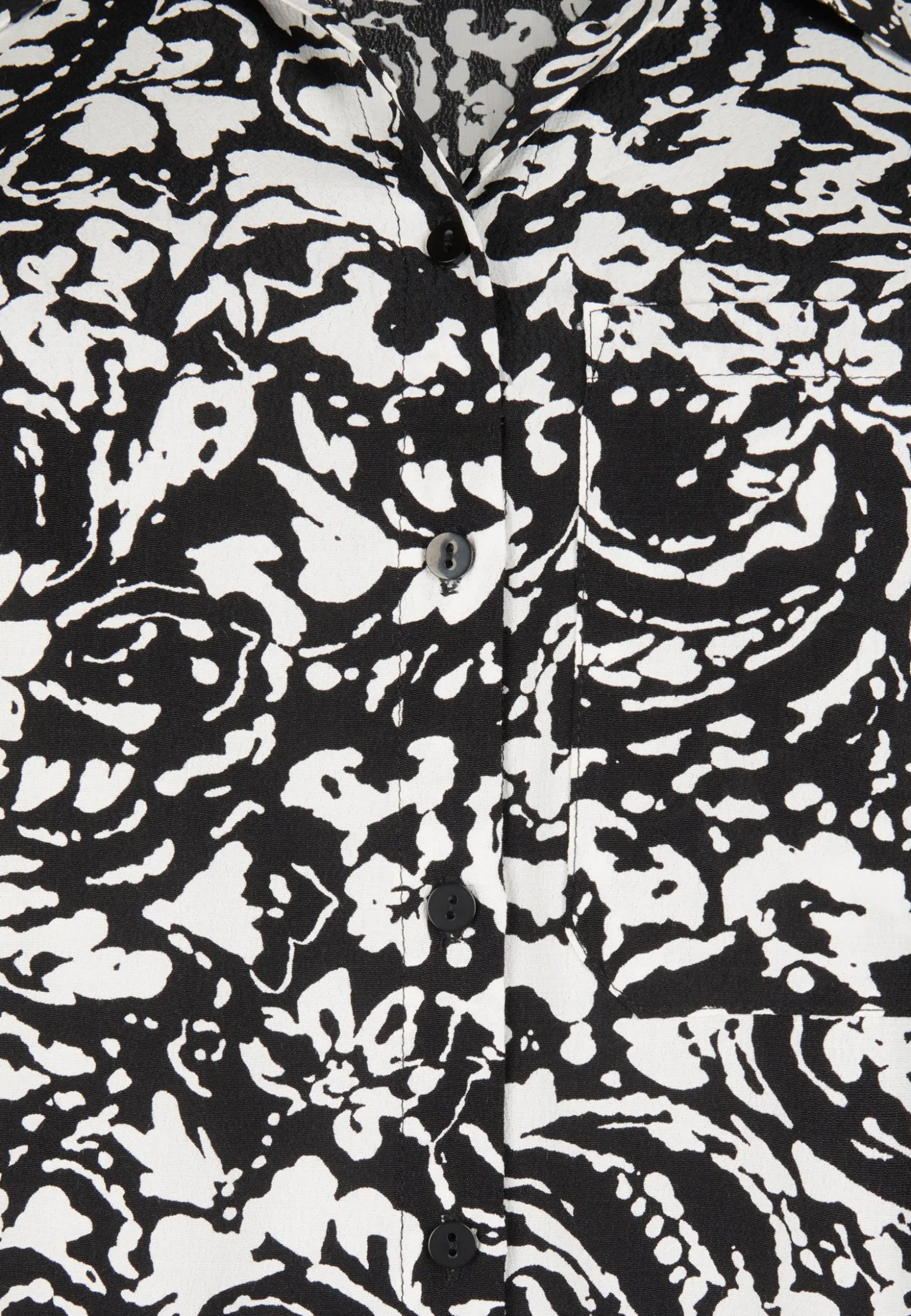 Best Miss Etam Blouse print zwart wit Multi zwart