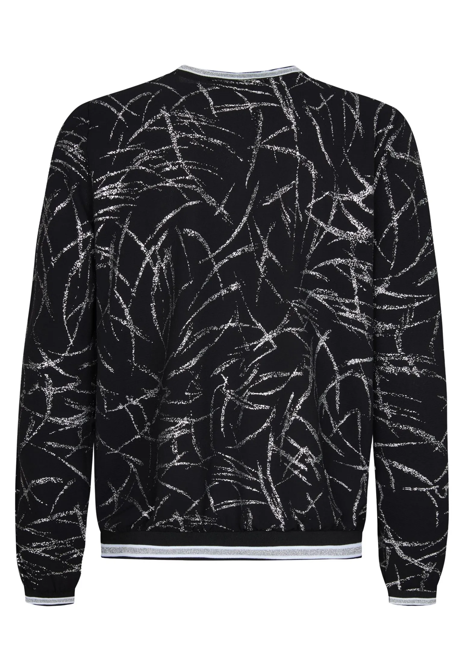 New Miss Etam Blouse print zwart zilver Multi silver
