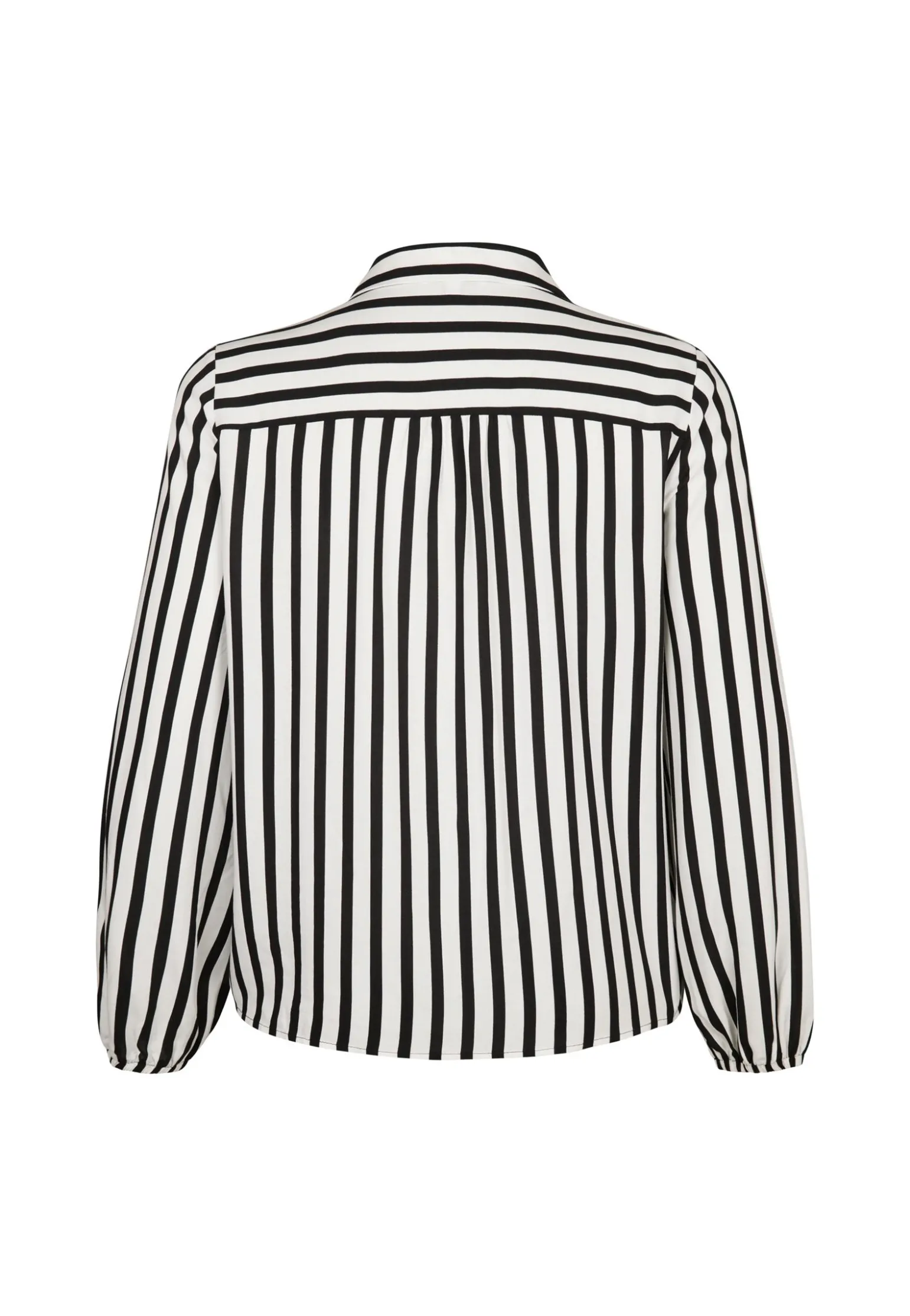 Outlet Miss Etam Blouse streep zwart Multi zwart