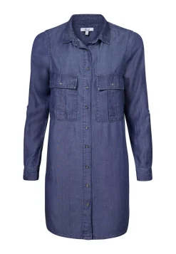 Best Miss Etam Blouse tencel blauw Medium denim