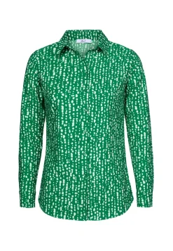 Discount Miss Etam Blouse travel print groen Multi Emerald
