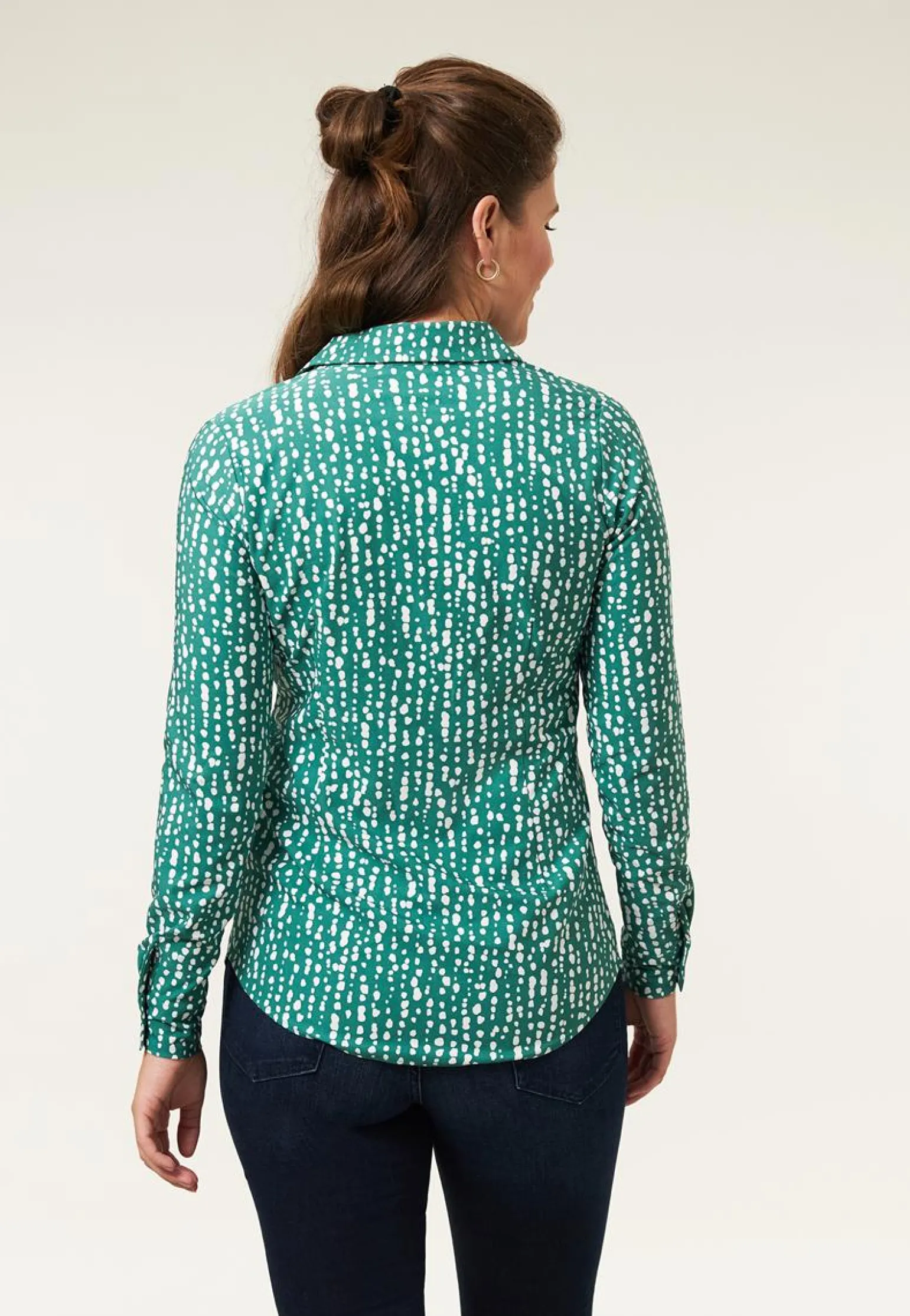 Discount Miss Etam Blouse travel print groen Multi Emerald
