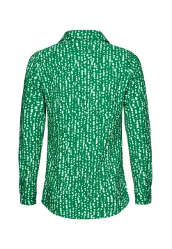 Discount Miss Etam Blouse travel print groen Multi Emerald