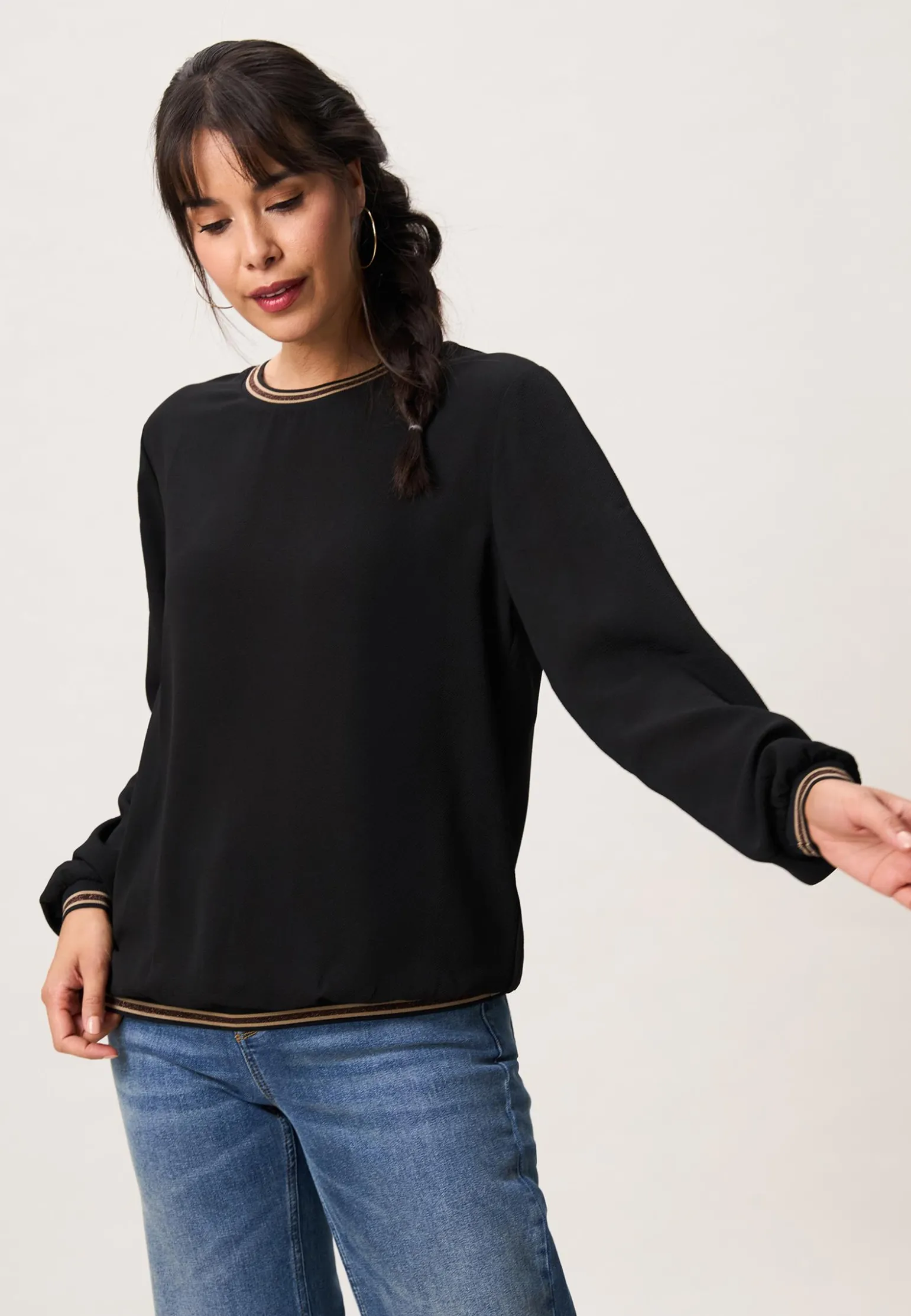 Clearance Miss Etam Blouse Zwart