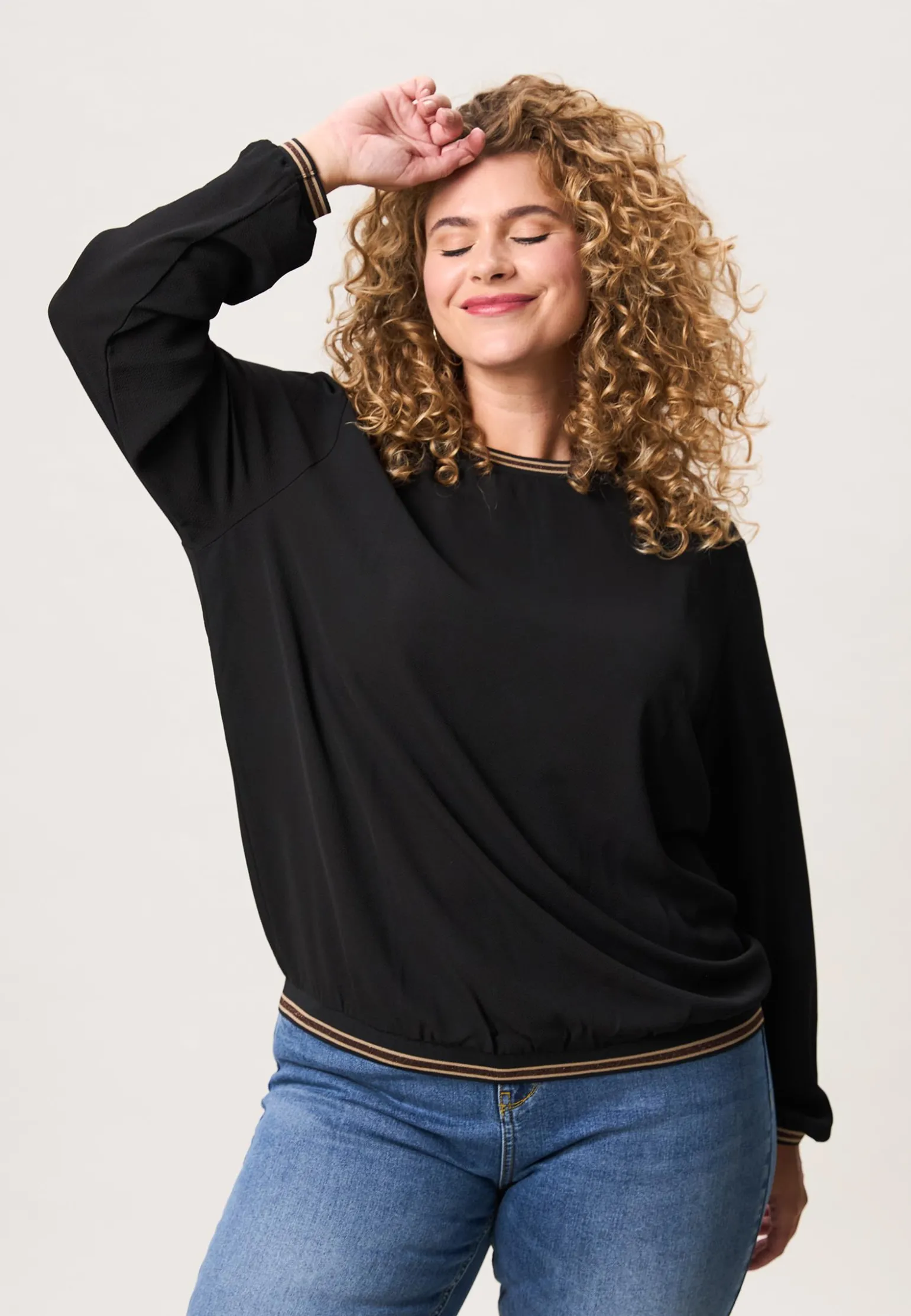 Sale Miss Etam Blouse Zwart