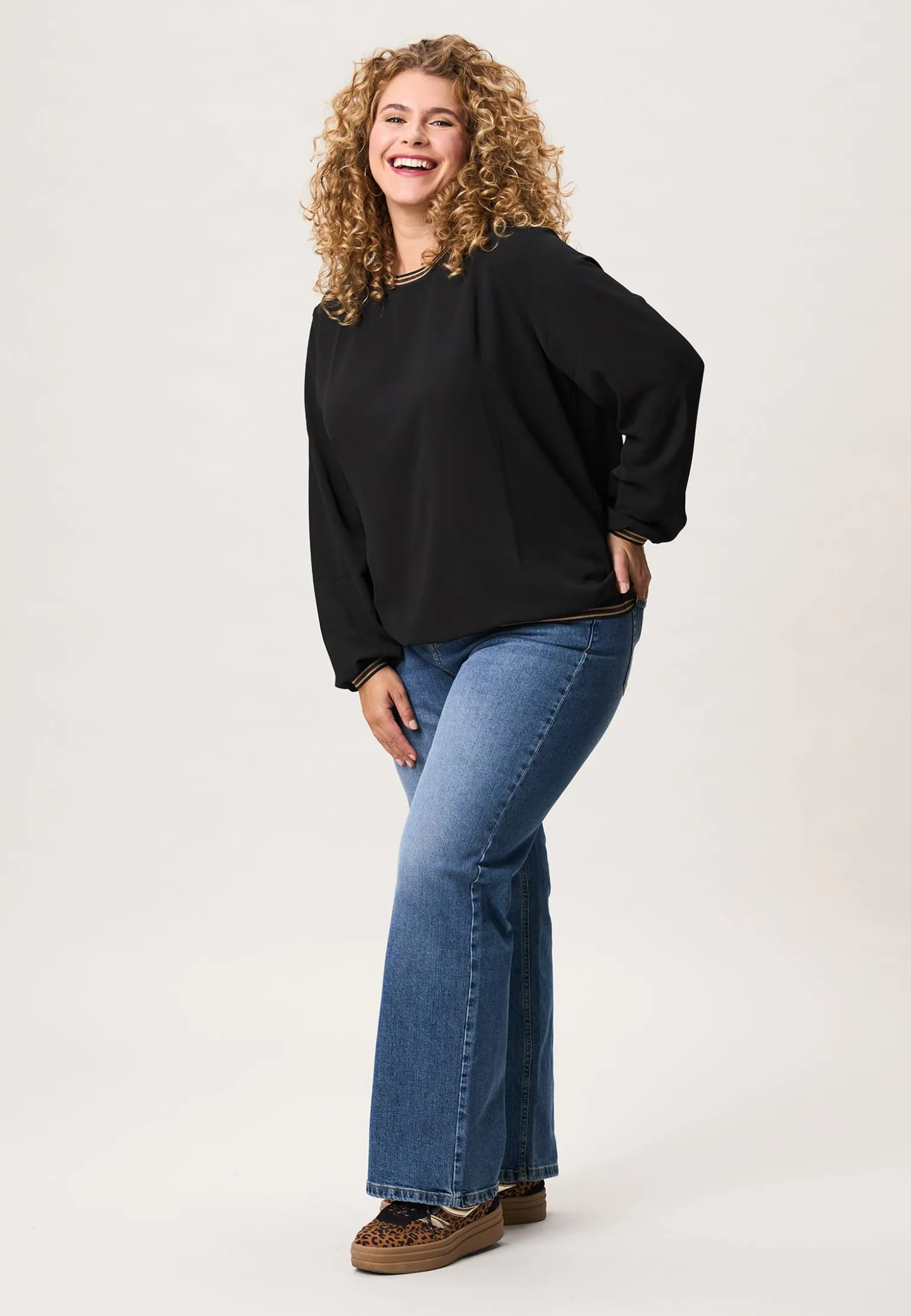 Sale Miss Etam Blouse Zwart