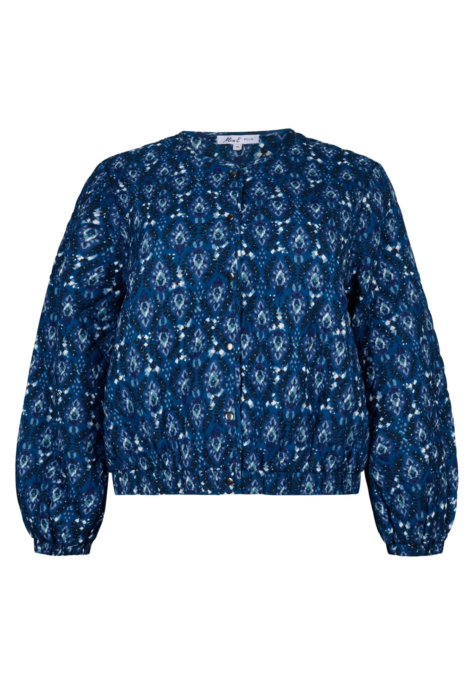 Clearance Miss Etam Bomber padded print blauw Multi cyan