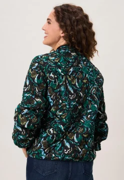 Sale Miss Etam Bomber padded print groen Multi green