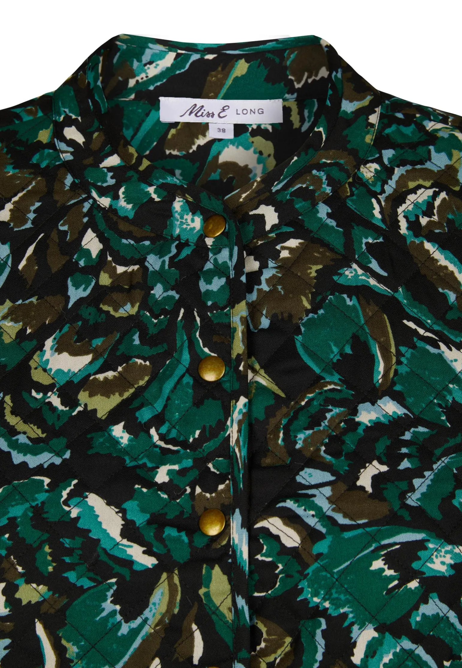 Sale Miss Etam Bomber padded print groen Multi green