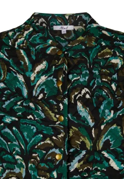 Online Miss Etam Bomber padded print groen Multi green