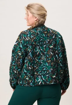 Sale Miss Etam Bomber padded print groen Multi green
