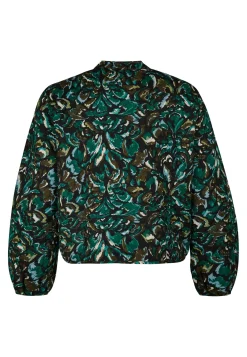 Sale Miss Etam Bomber padded print groen Multi green