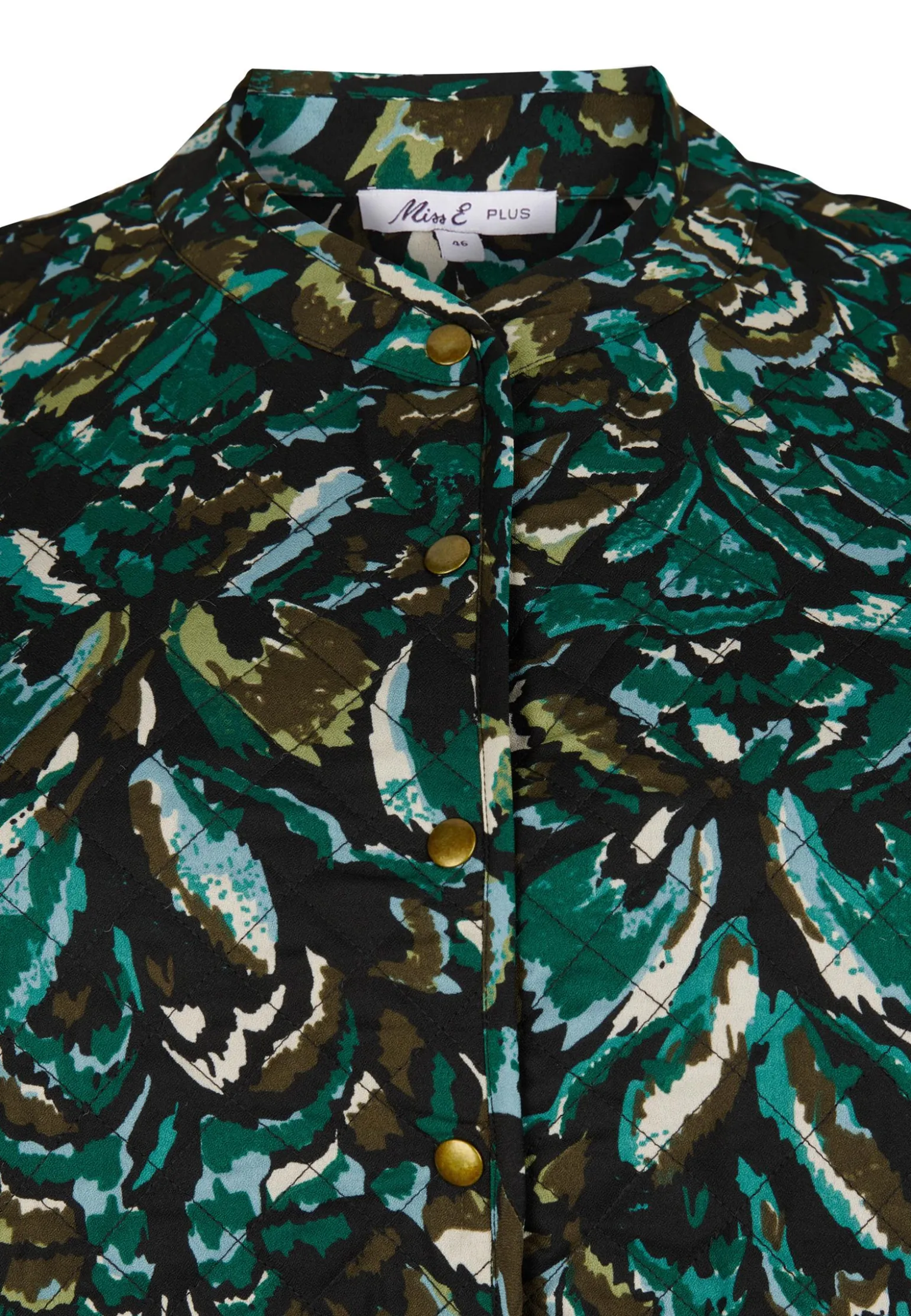 Sale Miss Etam Bomber padded print groen Multi green