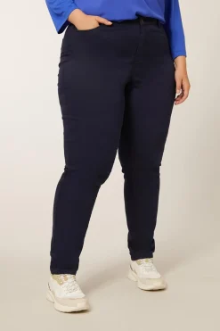 Outlet Miss Etam Broek blauw 32" Donkerblauw
