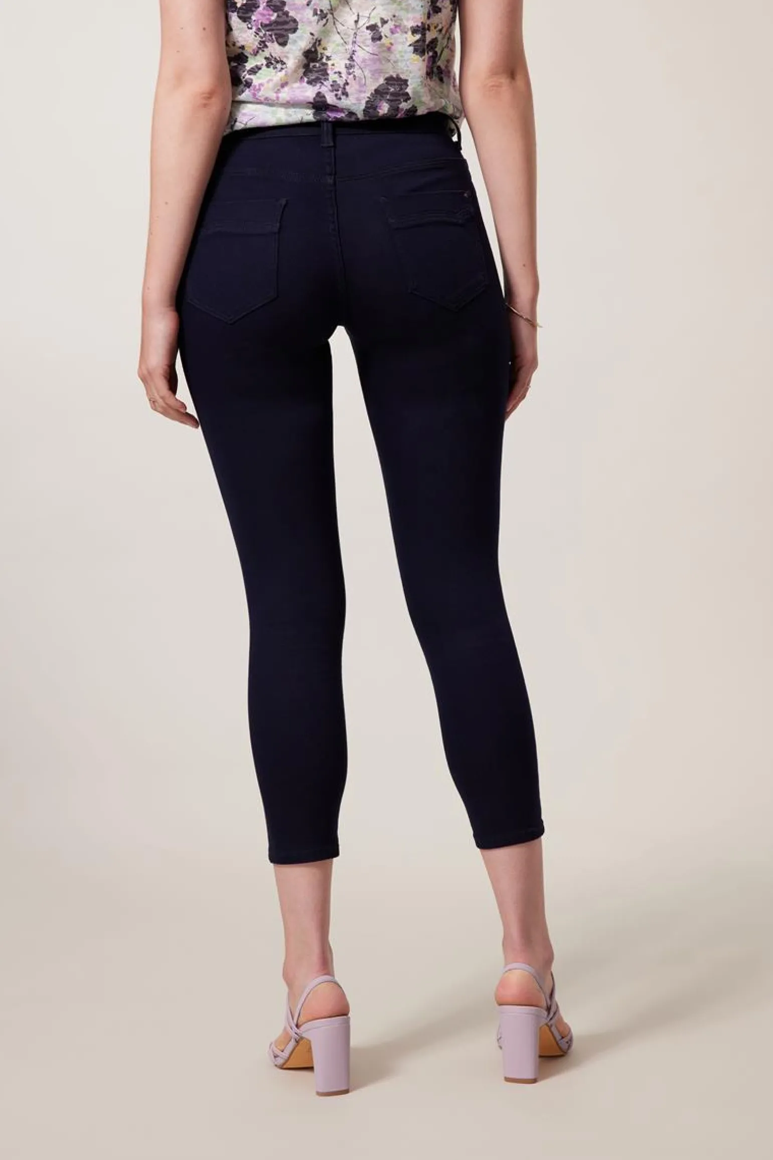 Discount Miss Etam Broek 'Elise' 7/8 blauw Donkerblauw