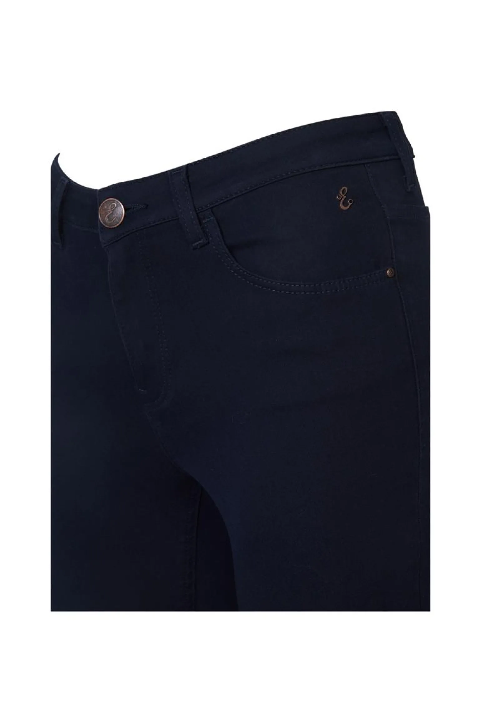 Discount Miss Etam Broek 'Elise' 7/8 blauw Donkerblauw