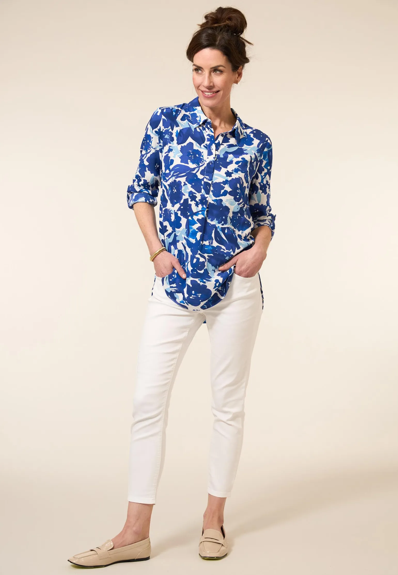 Hot Miss Etam Broek 'Elise' 7/8 Wit