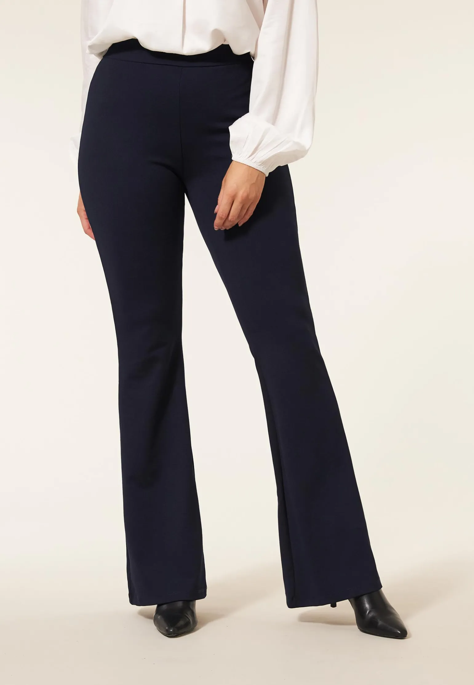 Clearance Miss Etam Broek flared blauw 36" Donkerblauw