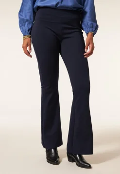 Online Miss Etam Broek flared blauw 32" Donkerblauw
