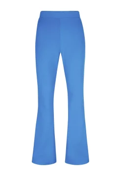 Outlet Miss Etam Broek flared leg blauw 36" Bright blue