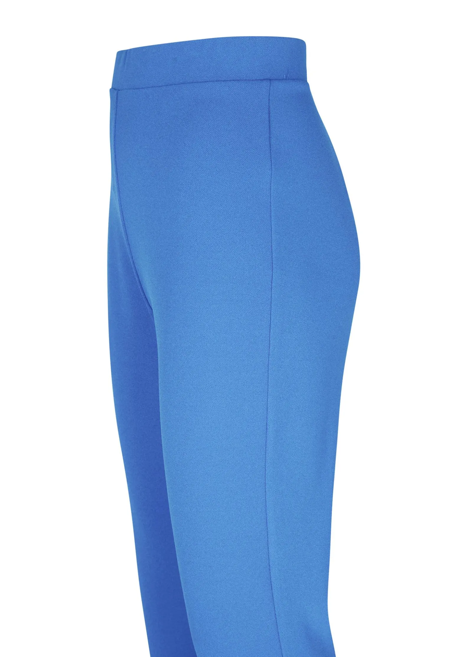 Outlet Miss Etam Broek flared leg blauw 36" Bright blue