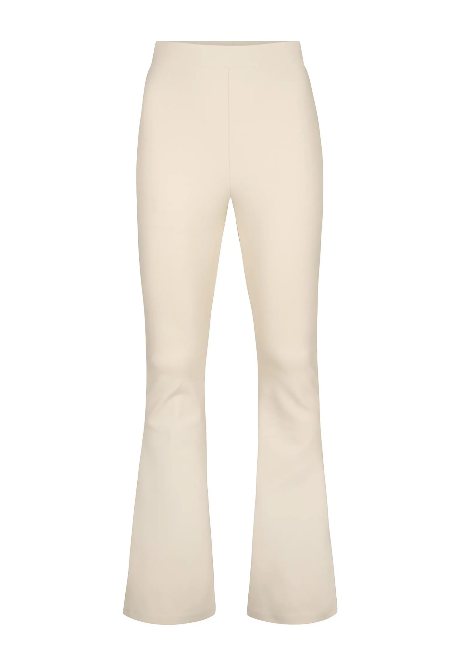 Clearance Miss Etam Broek flared leg naturel 32" Light sand