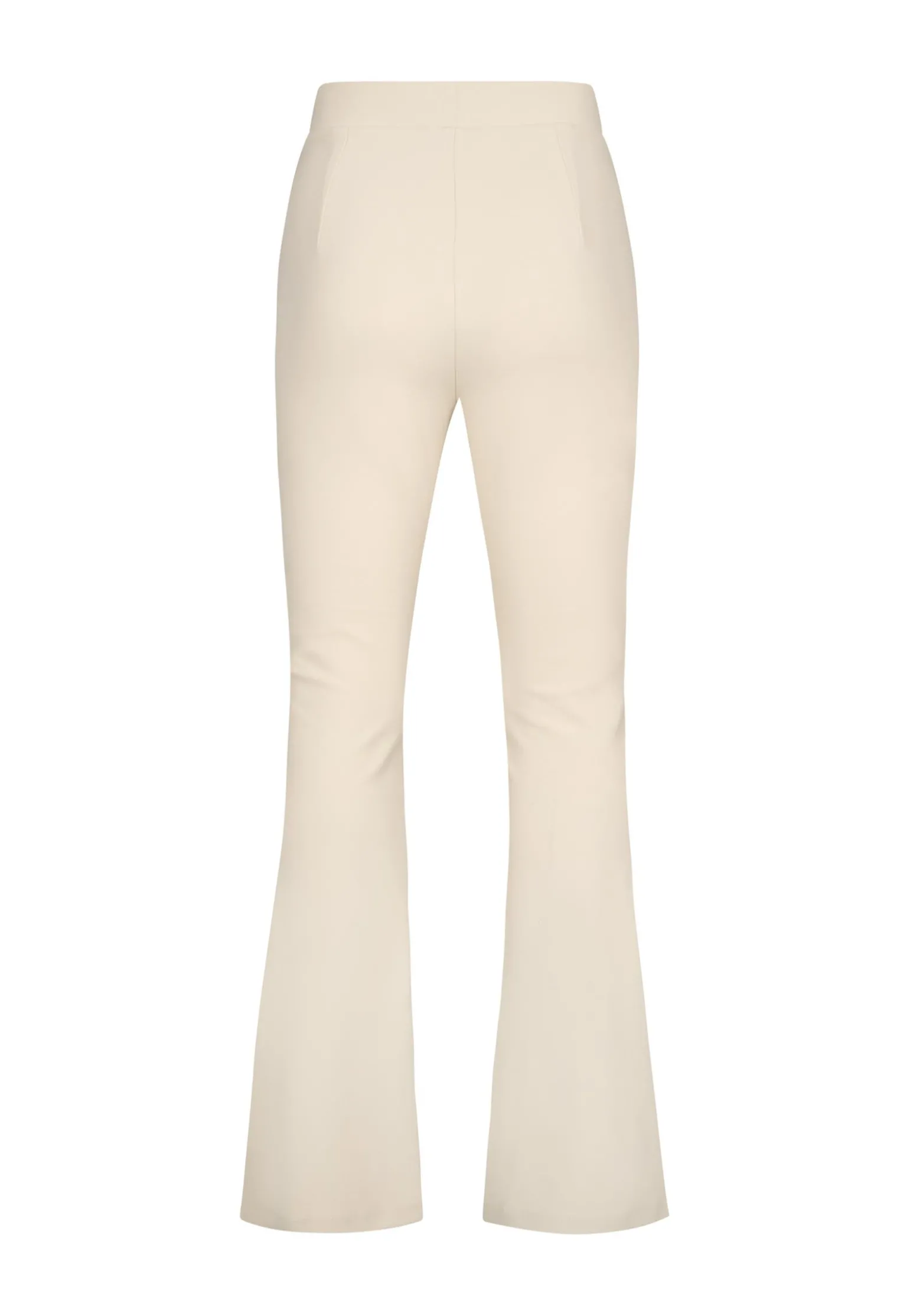 Clearance Miss Etam Broek flared leg naturel 32" Light sand