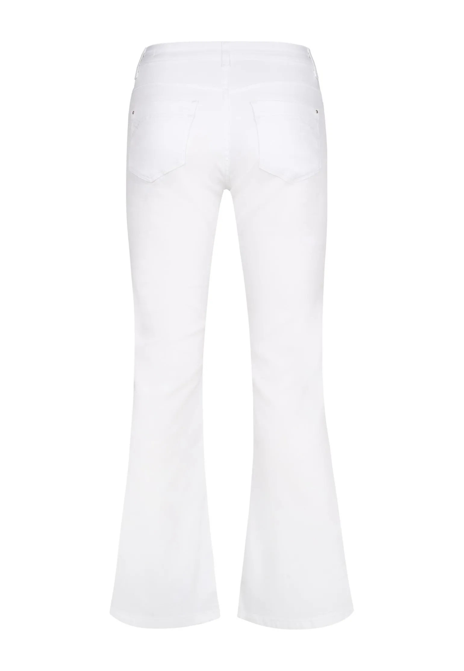 Outlet Miss Etam Broek flared leg 32" Wit