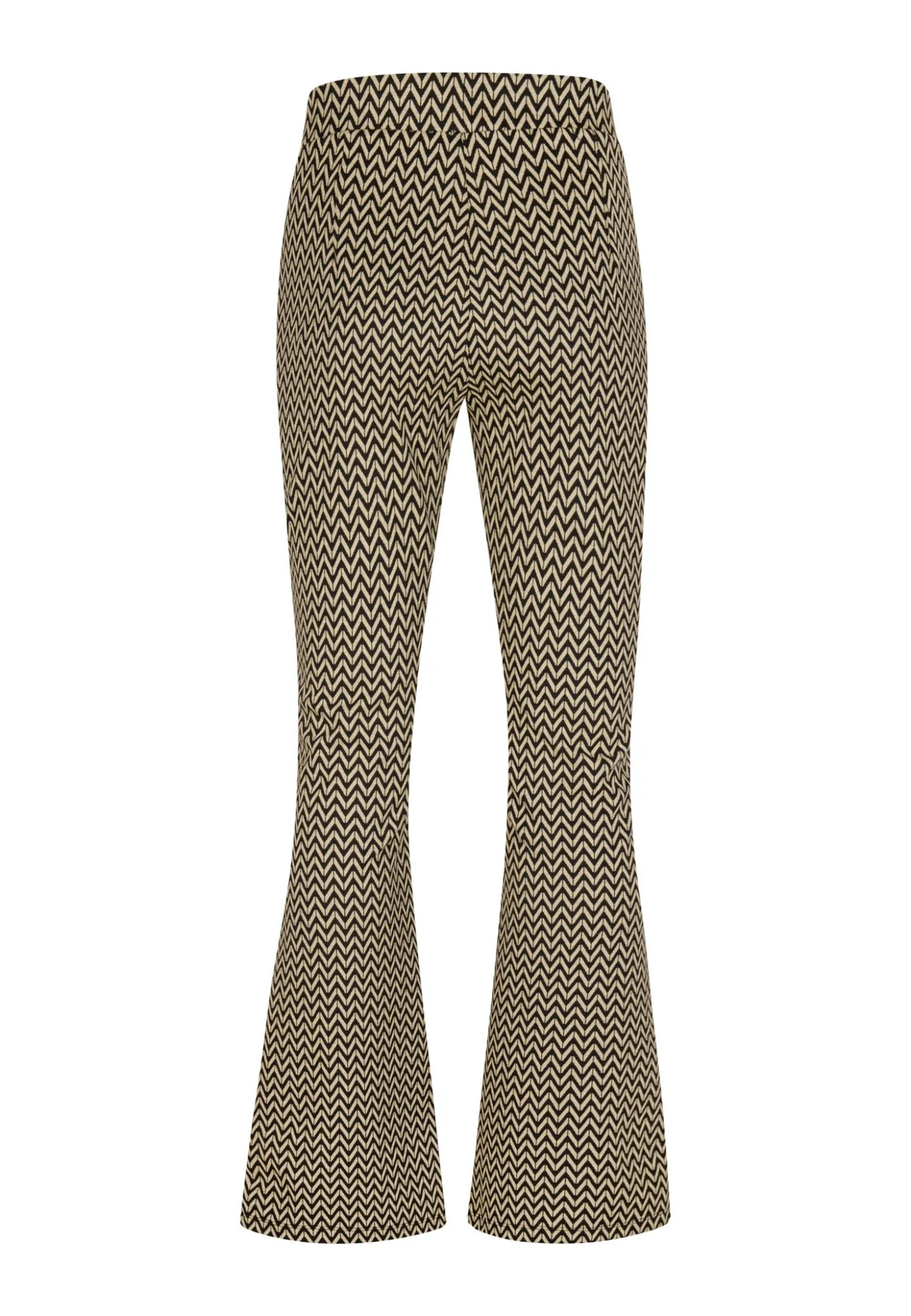 Clearance Miss Etam Broek flared print zwart Multi zwart