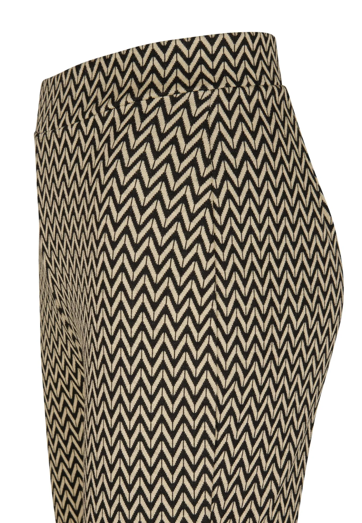 Clearance Miss Etam Broek flared print zwart Multi zwart