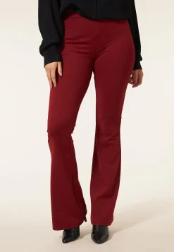 New Miss Etam Broek flared rood 36" Dark red