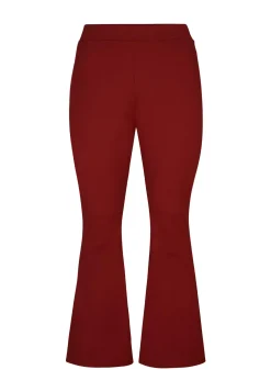 Discount Miss Etam Broek flared rood 32" Dark red