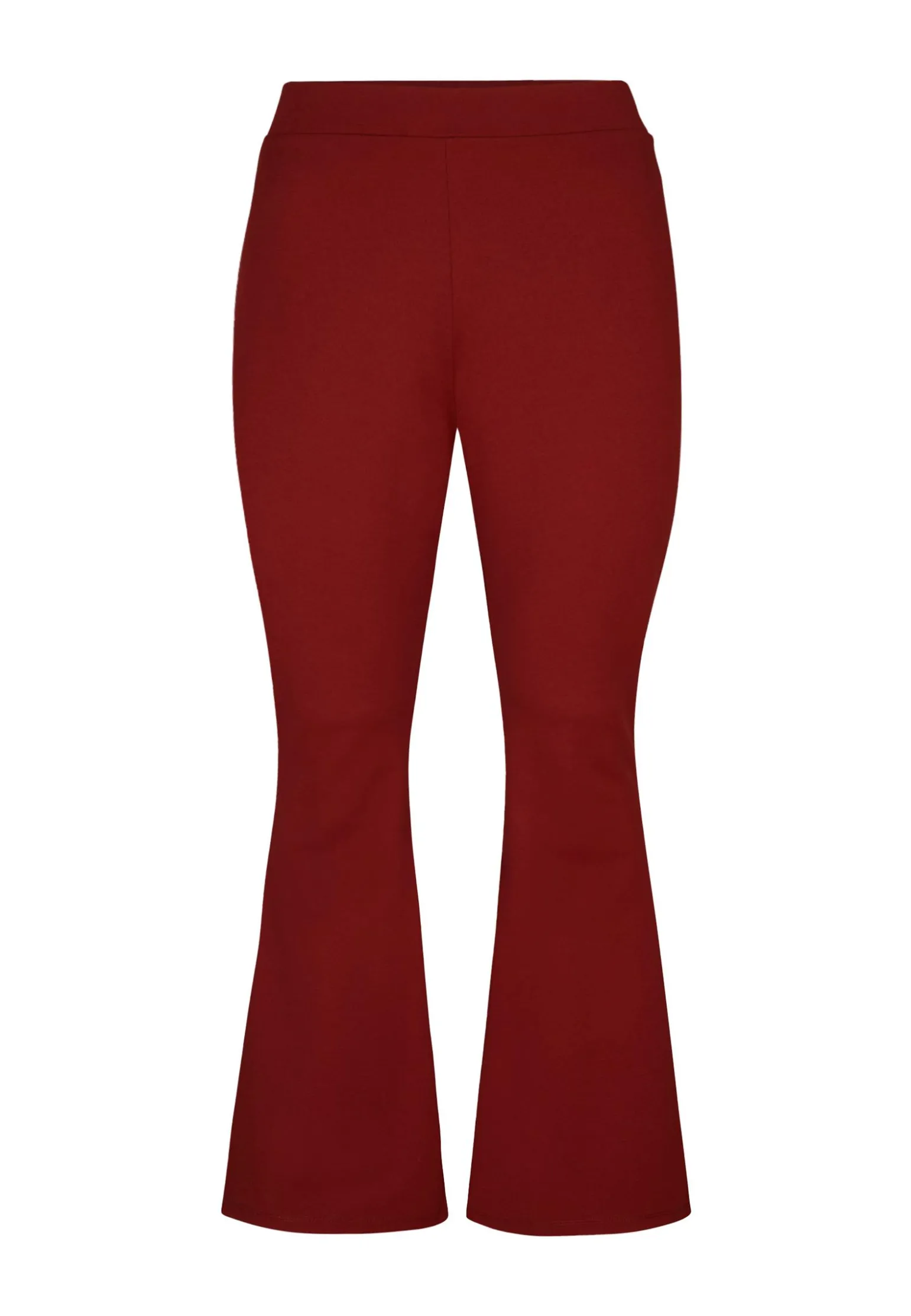 Discount Miss Etam Broek flared rood 32" Dark red