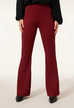 Discount Miss Etam Broek flared rood 32" Dark red