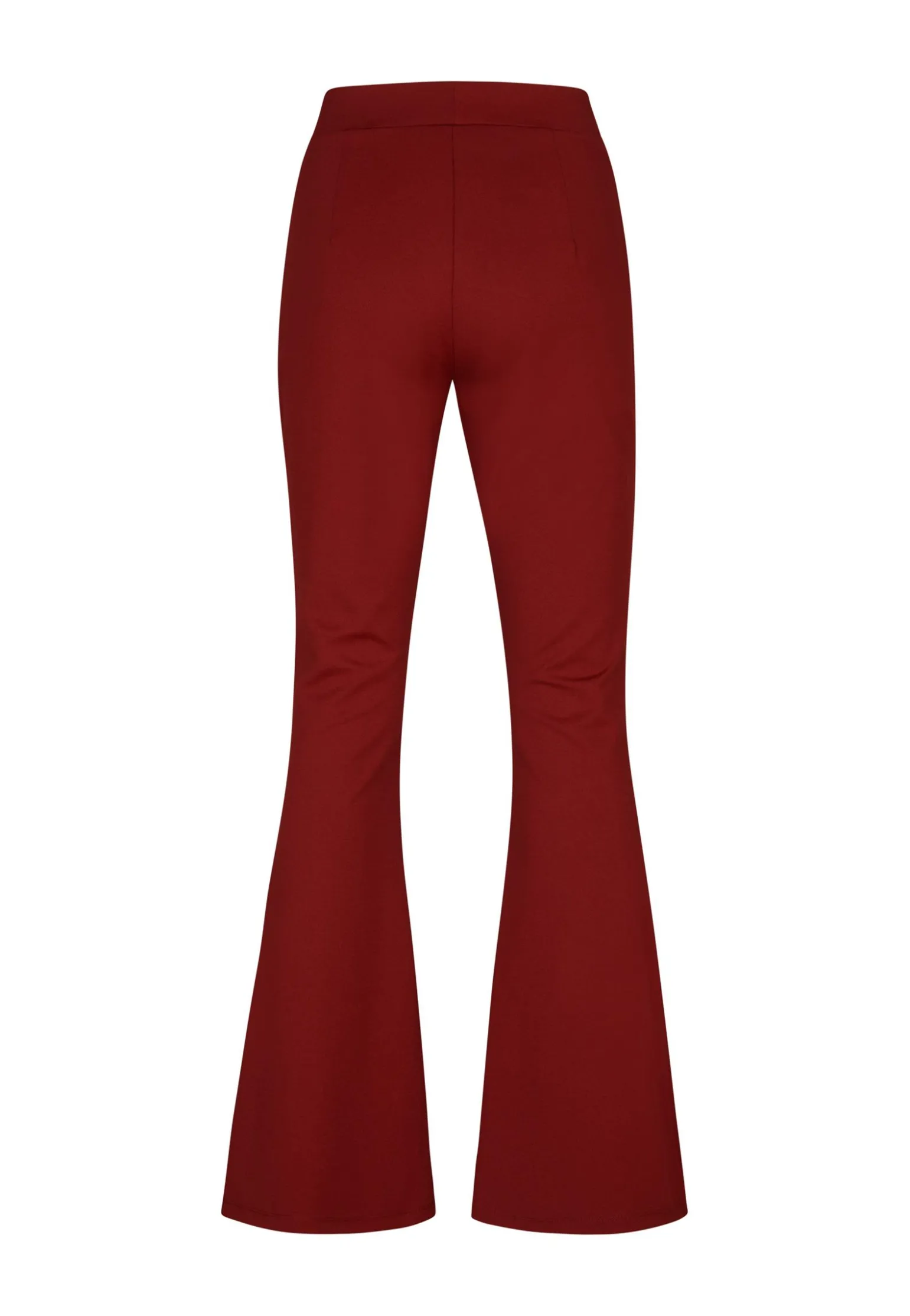 Discount Miss Etam Broek flared rood 32" Dark red