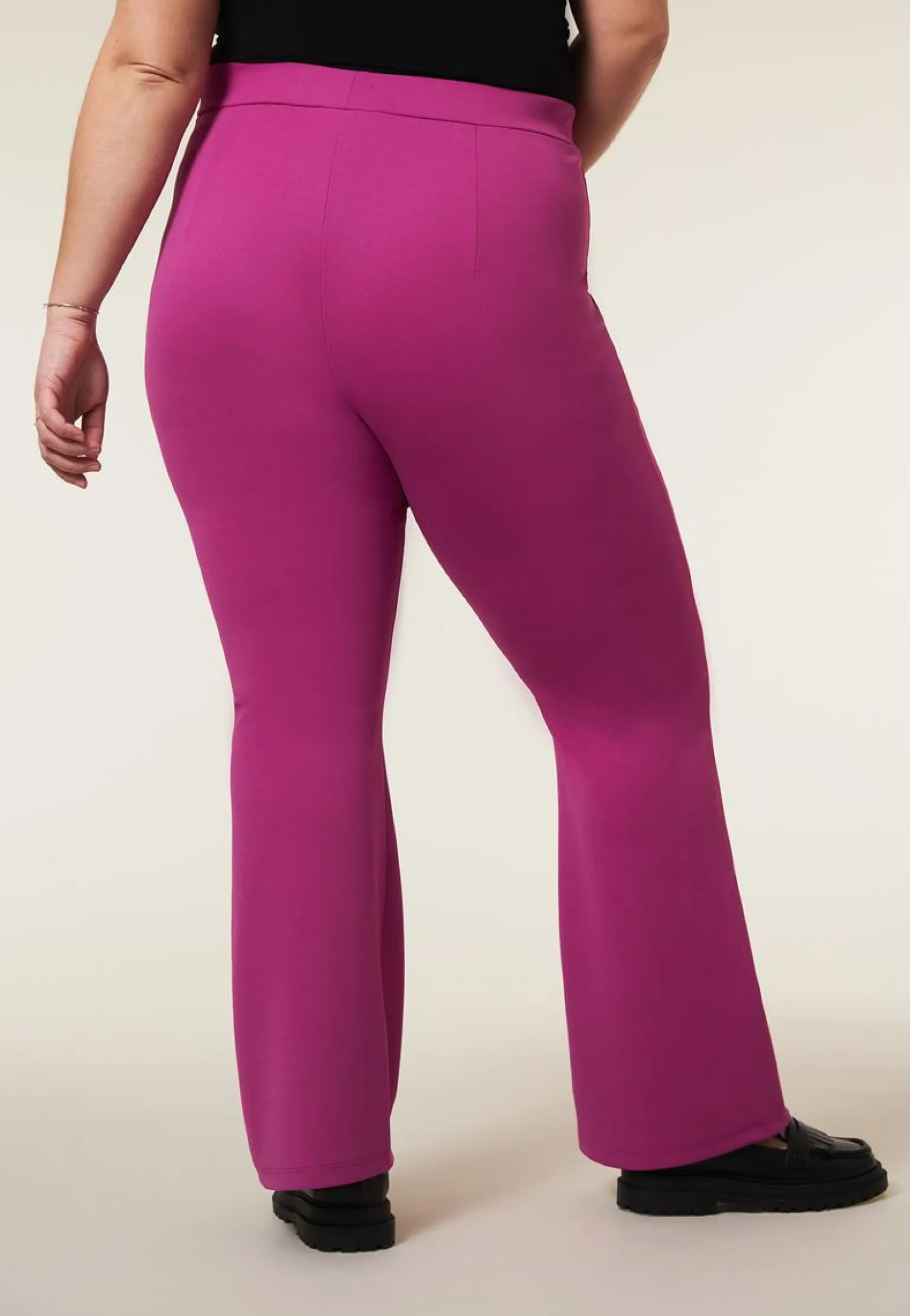 Sale Miss Etam Broek flared roze 32" Orchid