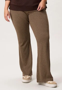 Clearance Miss Etam Broek flared ruit bruin 32" Multi brown