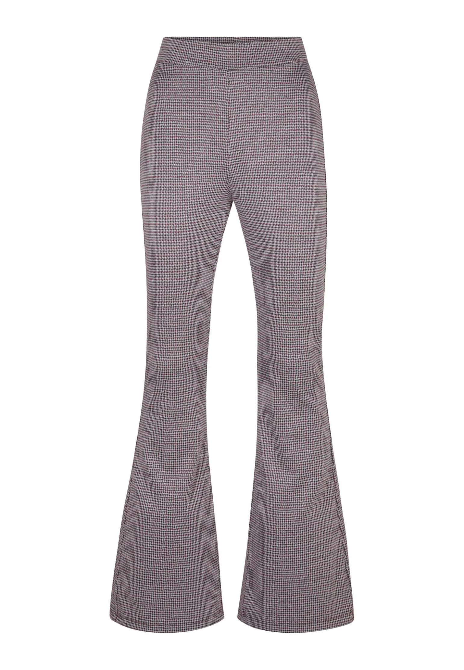 Online Miss Etam Broek flared ruit rood 32" Multi rood