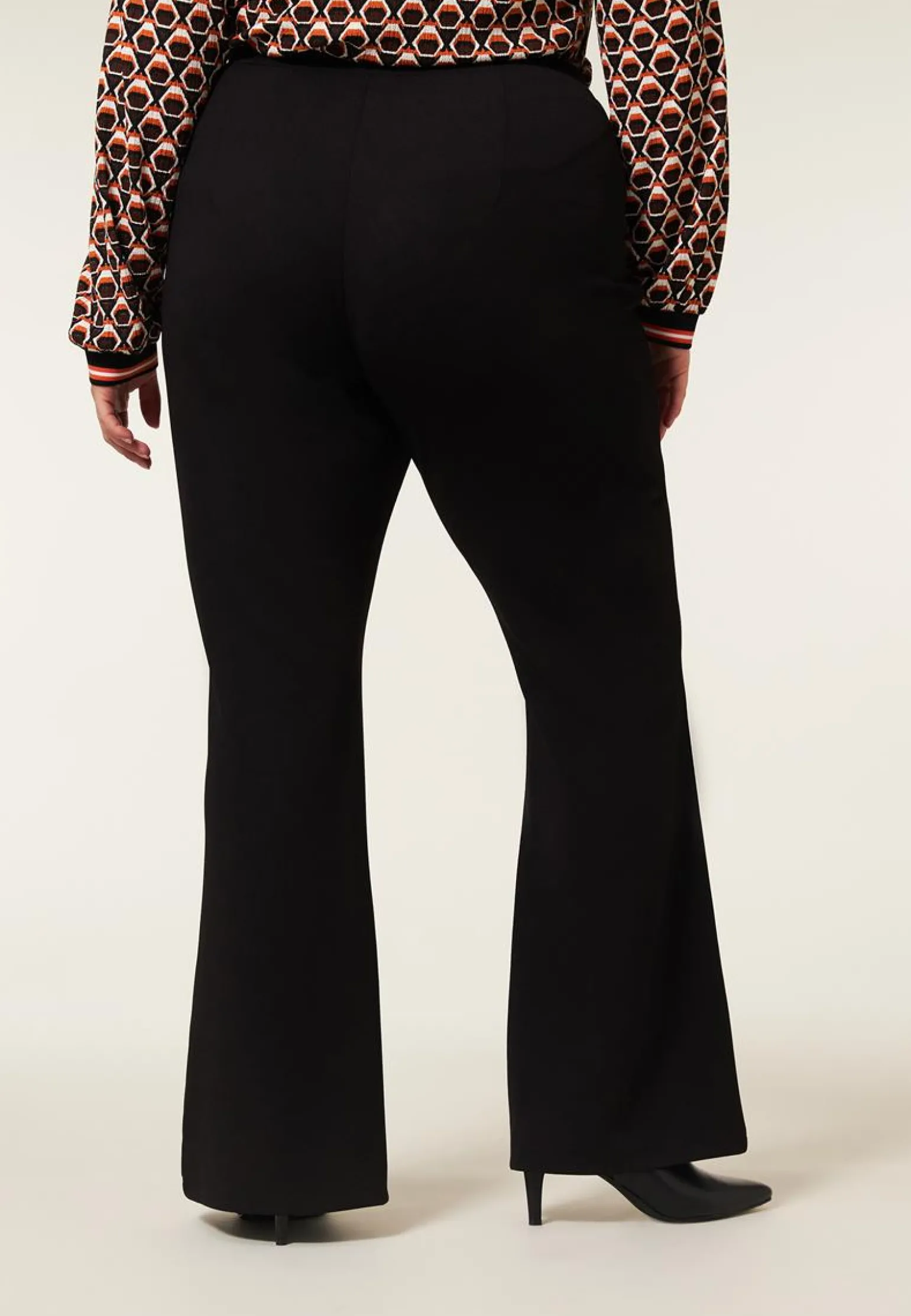 Miss Etam Broek flared 32" Zwart