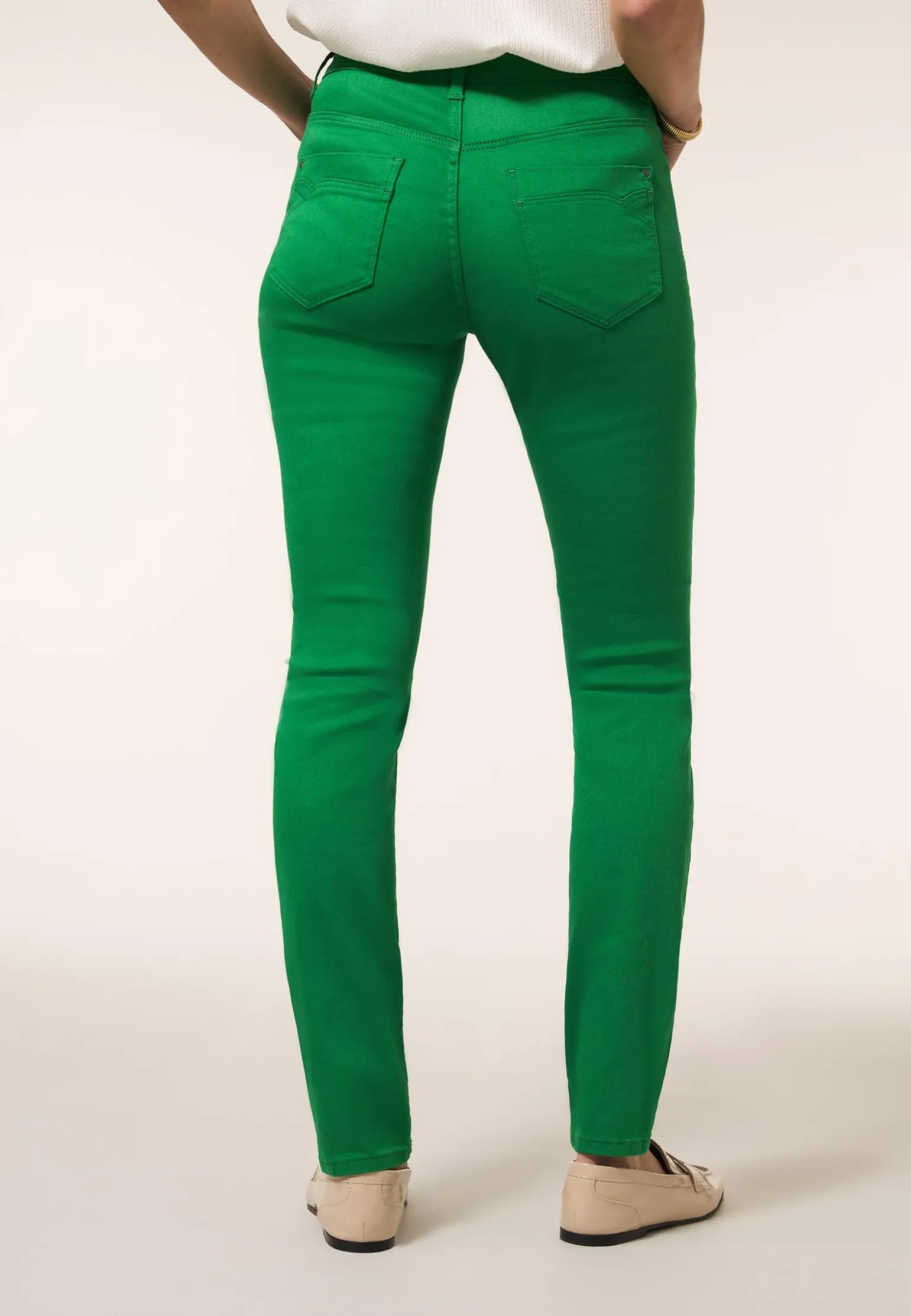 Outlet Miss Etam Broek groen 32" Jelly bean green