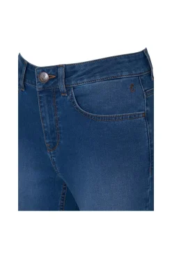 Outlet Miss Etam Broek 'Jackie' capri blauw Medium denim