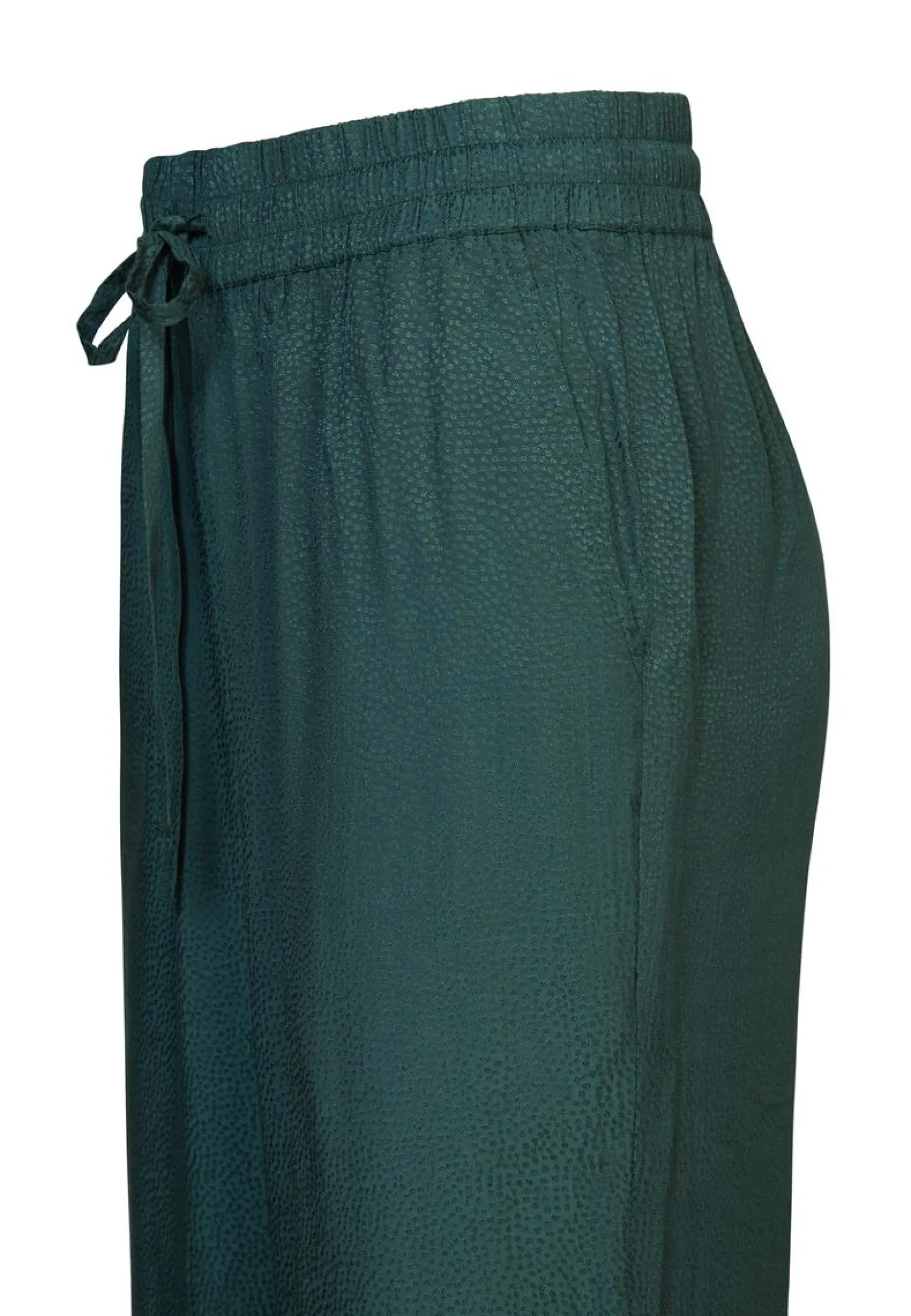 Hot Miss Etam Broek jacquard wide leg groen Dark green