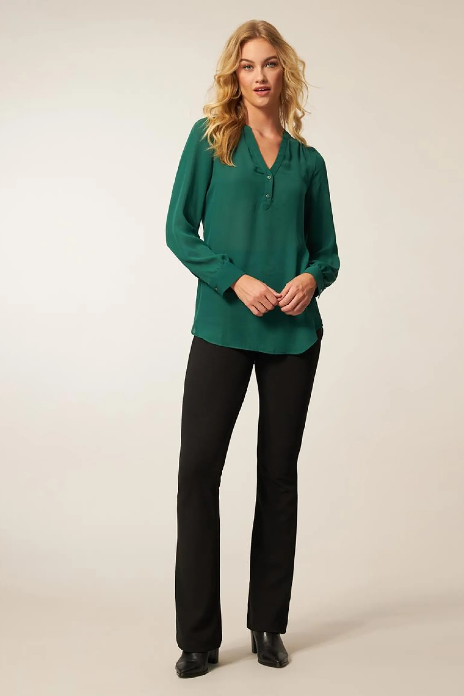 Hot Miss Etam Broek 'Mara' 36" Zwart