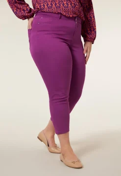 Sale Miss Etam Broek paars 7/8 Orchid