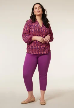 Sale Miss Etam Broek paars 7/8 Orchid