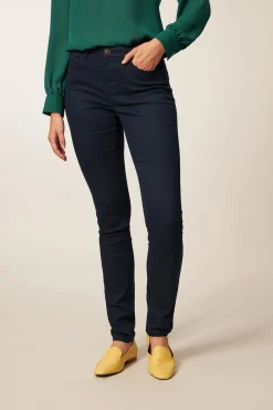 Best Miss Etam Broek slim fit blauw 36" Donkerblauw