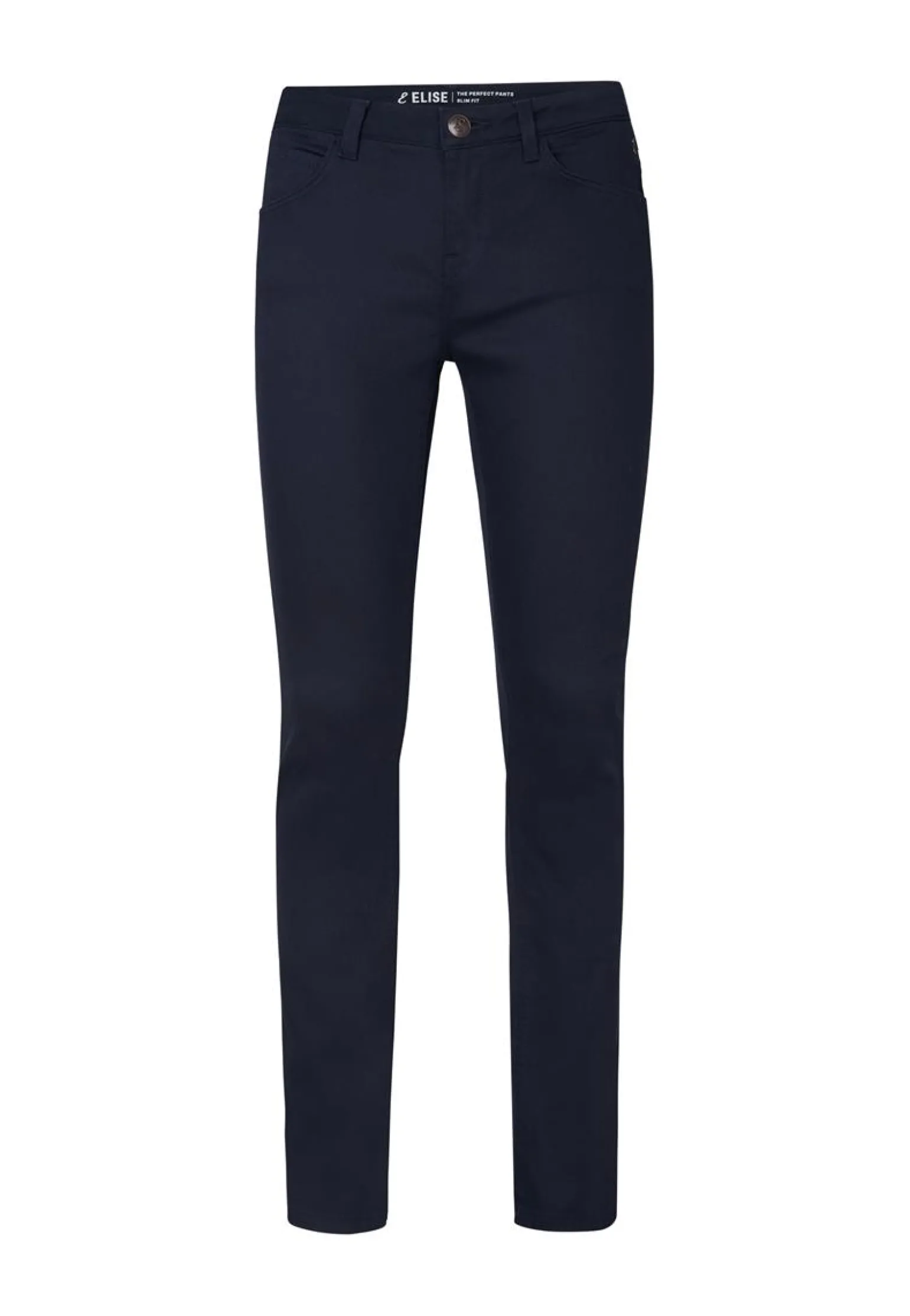 Miss Etam Broek slim fit blauw 32" Donkerblauw