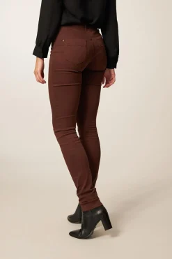 New Miss Etam Broek slim fit bruin 36" Coffee